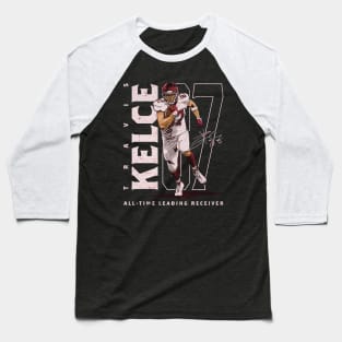 Travis Kelce Kansas City All Time Leading Receiver Baseball T-Shirt